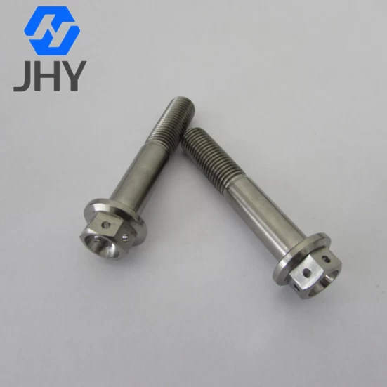 Gr5 Titanium flange bolts for bicycle