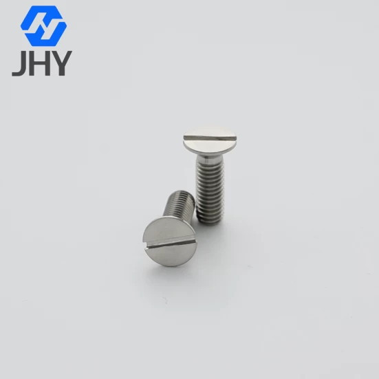 Titanium Slotted Countersunk Head Screws