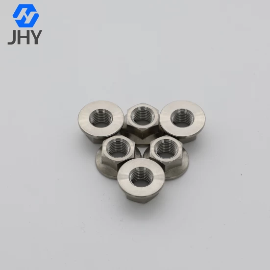 Titanium Hexagon Flange Nuts